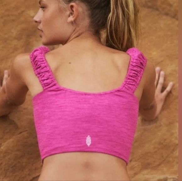 Free People Movement Stars Align pink tank top - Picture 2 of 5